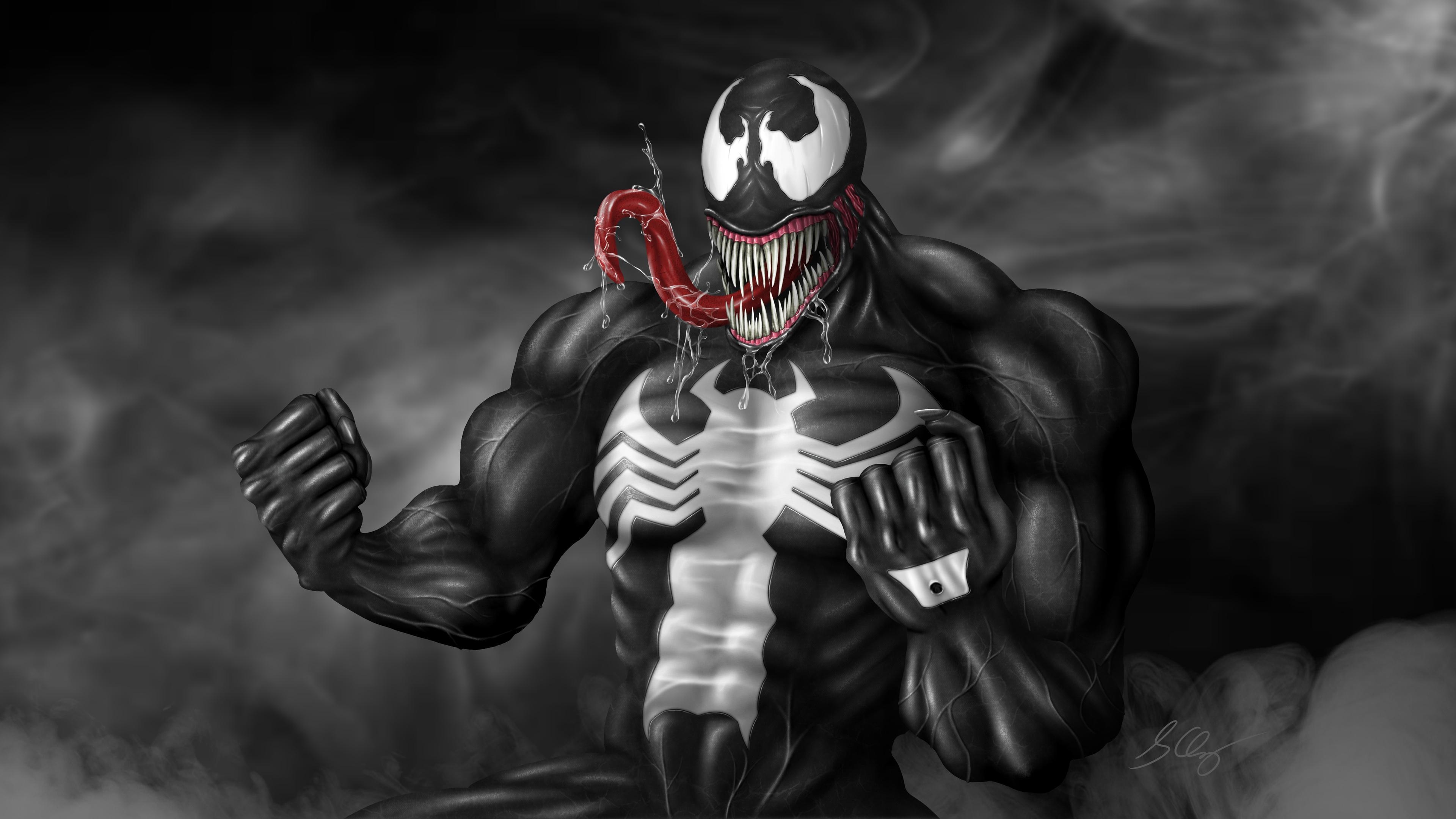 3840x2160 Wallpaper 4k Venom Art Digital 4k Wallpaper, 5k Wallpaper, Artist, Desktop