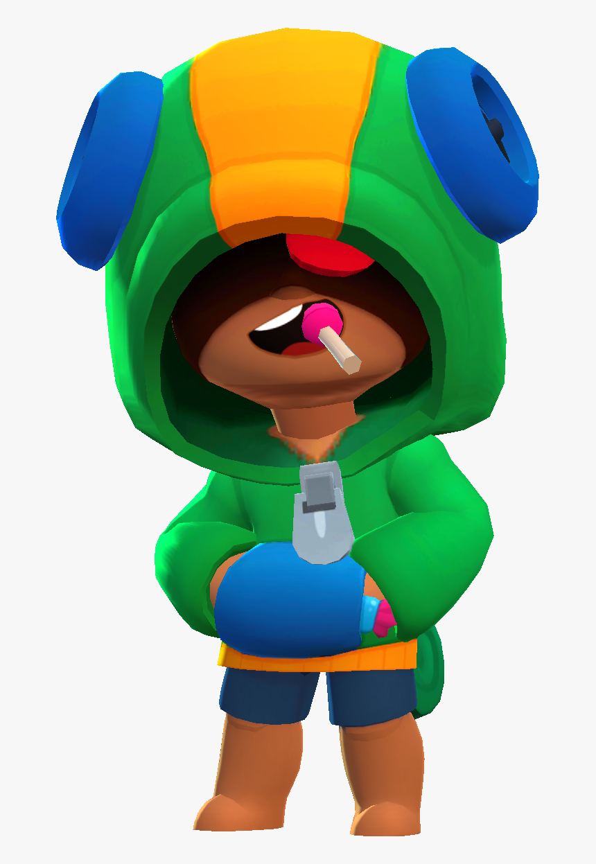 860x1250 Transparent Leon Png Din Brawl Stars, Png Download, Phone