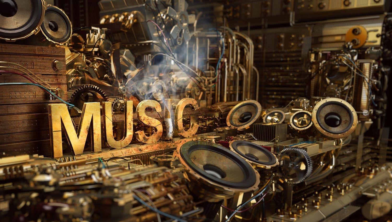 1500x850 Music Wallpaper Abstract, Desktop