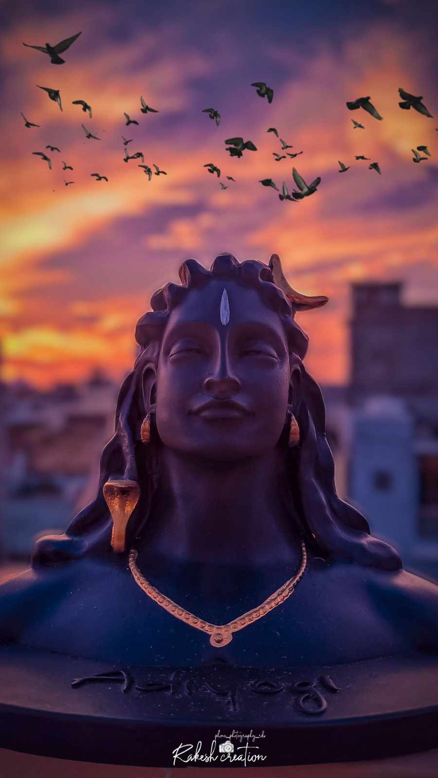 900x1600 Adiyogi Shiva iPhone Wallpaper, Phone