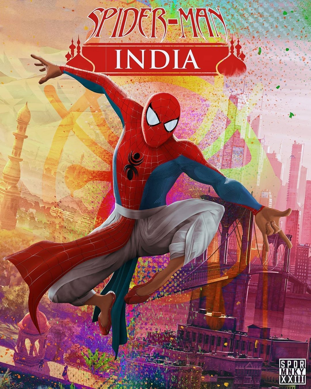 1080x1350 With Spiderverse 2 Being A Thing. A Spider Man I'd Love To See Explored More Would Be Pavitr Prabhakar. The S. Marvel Comics Superheroes, Spiderman, Spiderman Art, Phone