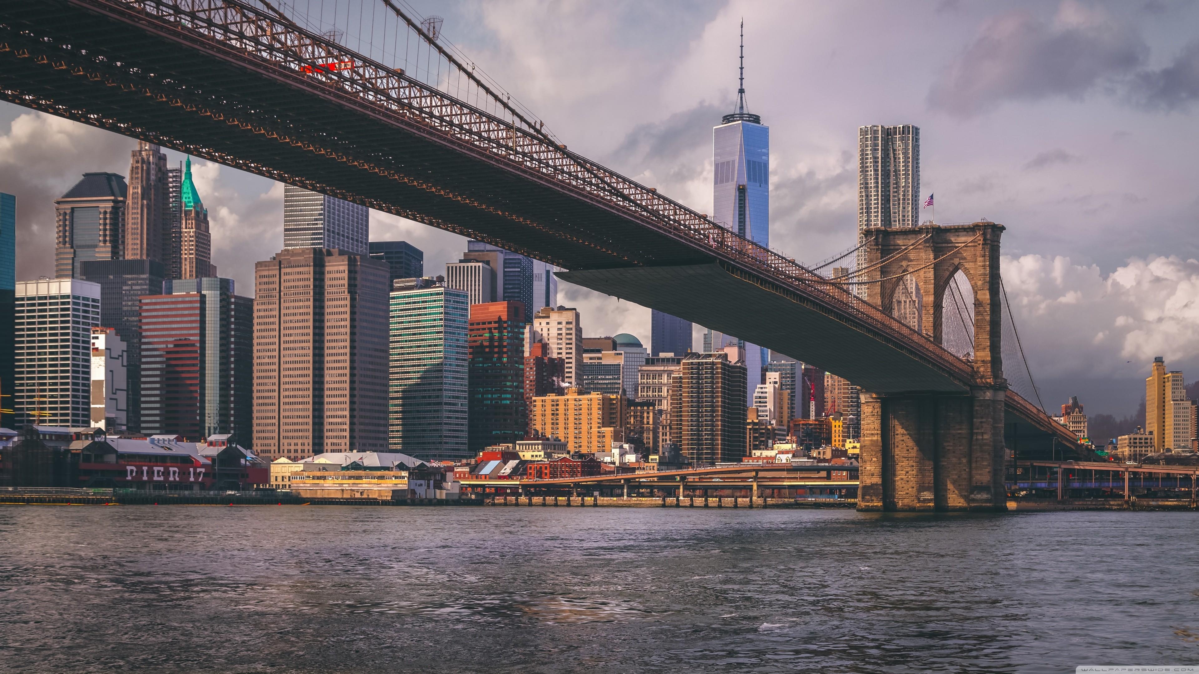 3840x2160 Brooklyn Bridge Wallpaper, Desktop