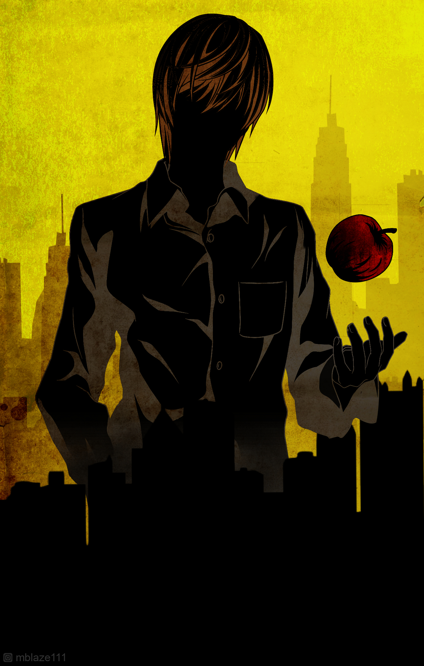 1400x2200 Light Yagami Wallpaper I made. Hope you guys like it.: deathnote, Phone