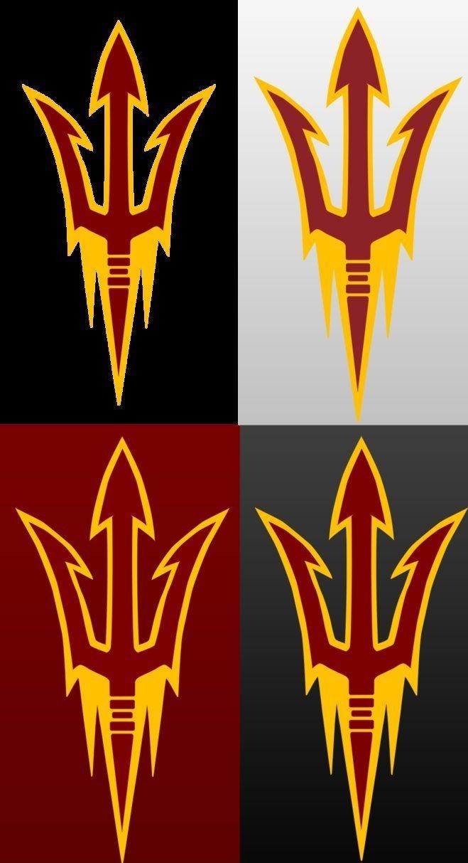 660x1220 Asu Sparky Logo Wallpaper, Phone