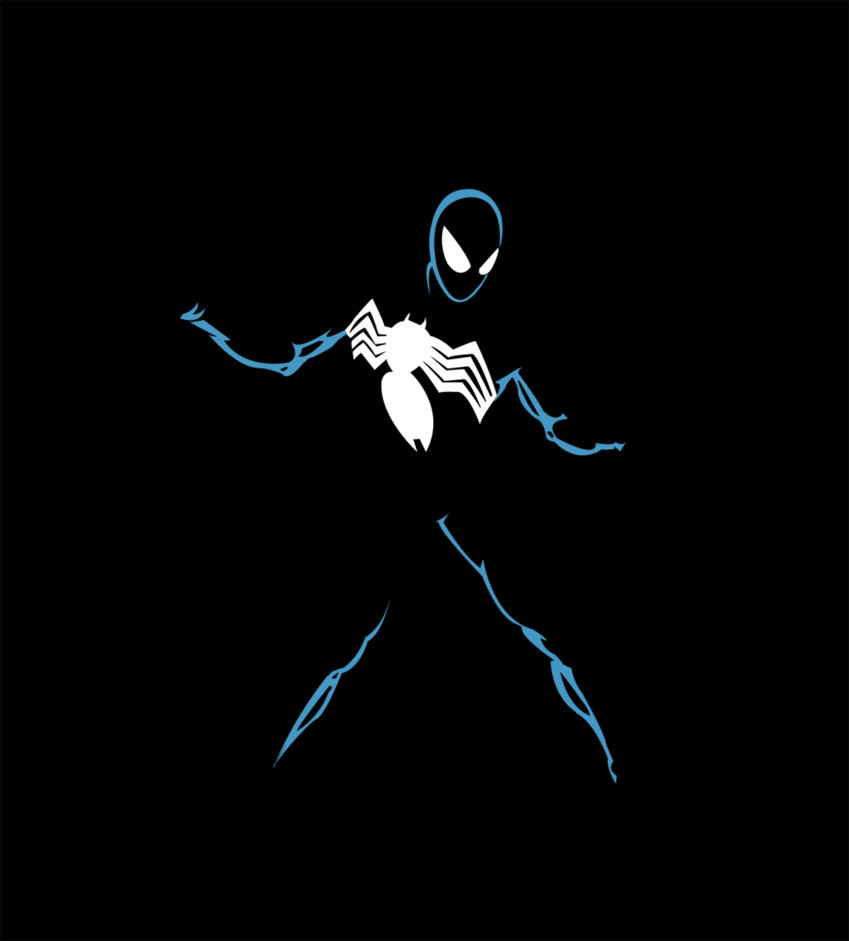 850x950 Spiderman Symbiote Vector, Phone