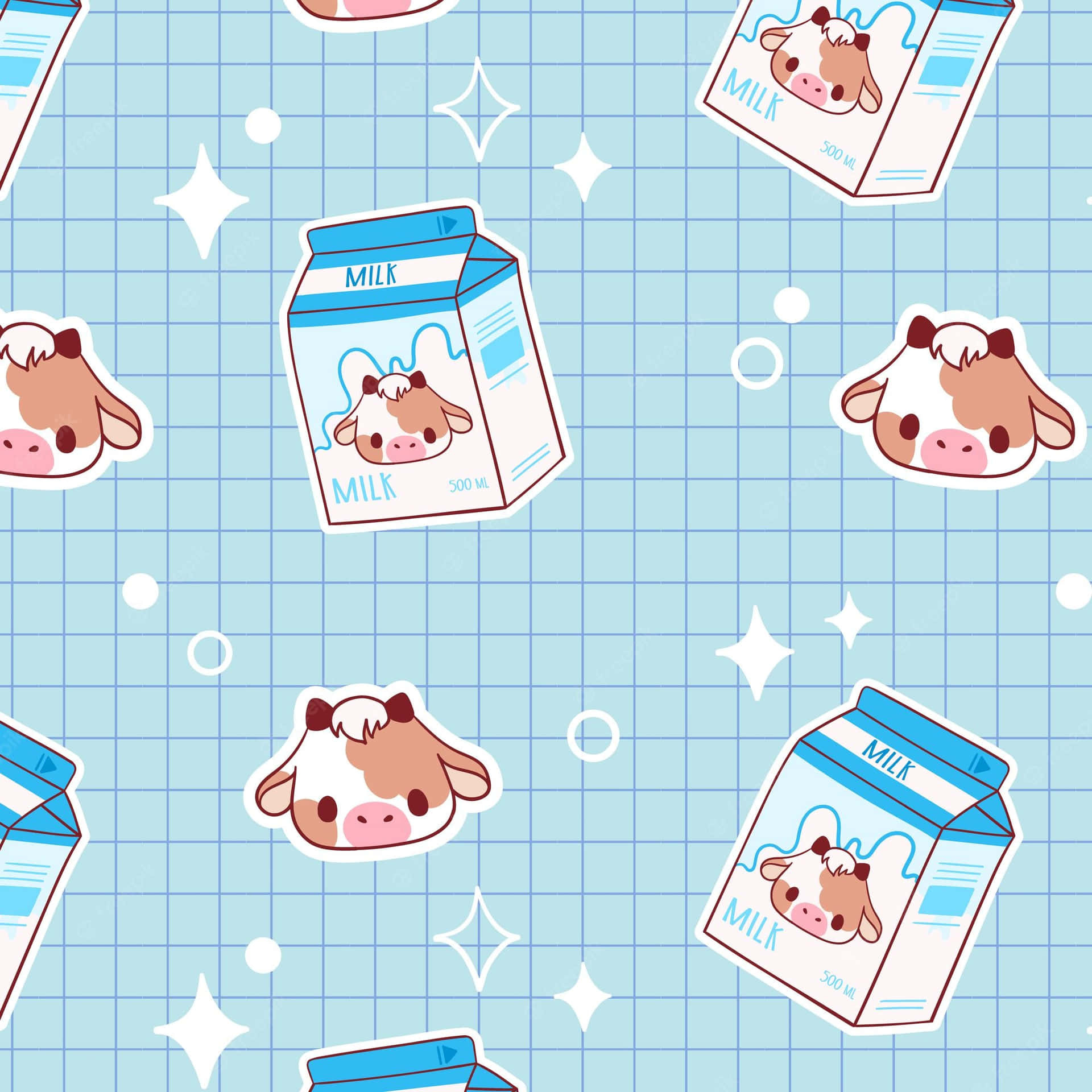 1920x1920 With Cows And Milk Bottles Wallpaper, Phone