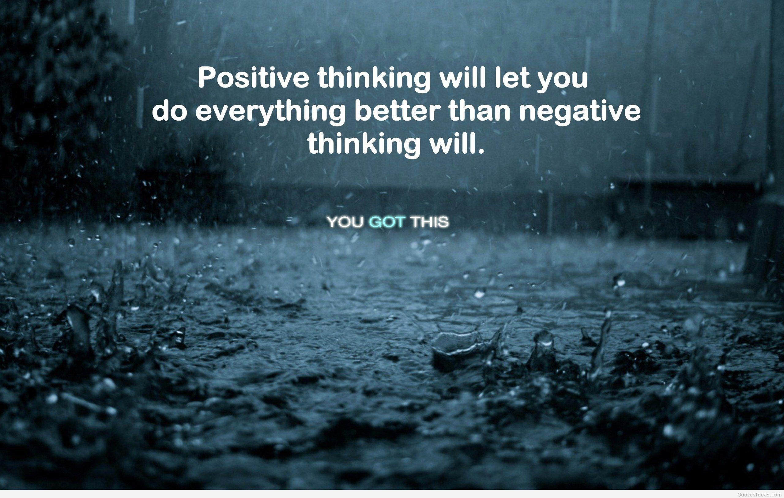 2560x1630 Positive rain wallpaper and positive quotes, Desktop