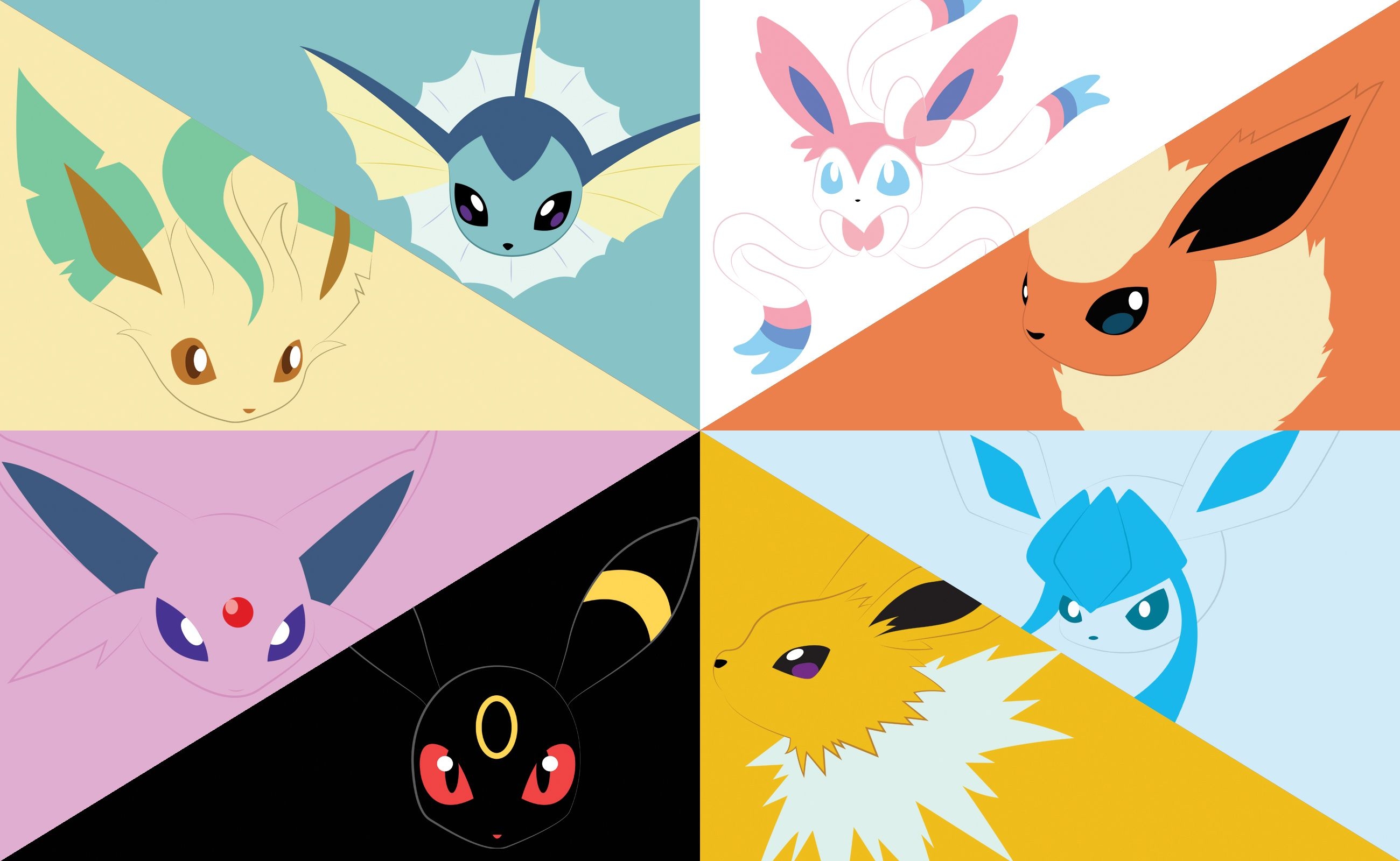 2600x1600 Eevee Evolutions Wallpaper Free Eevee Evolutions Background, Desktop