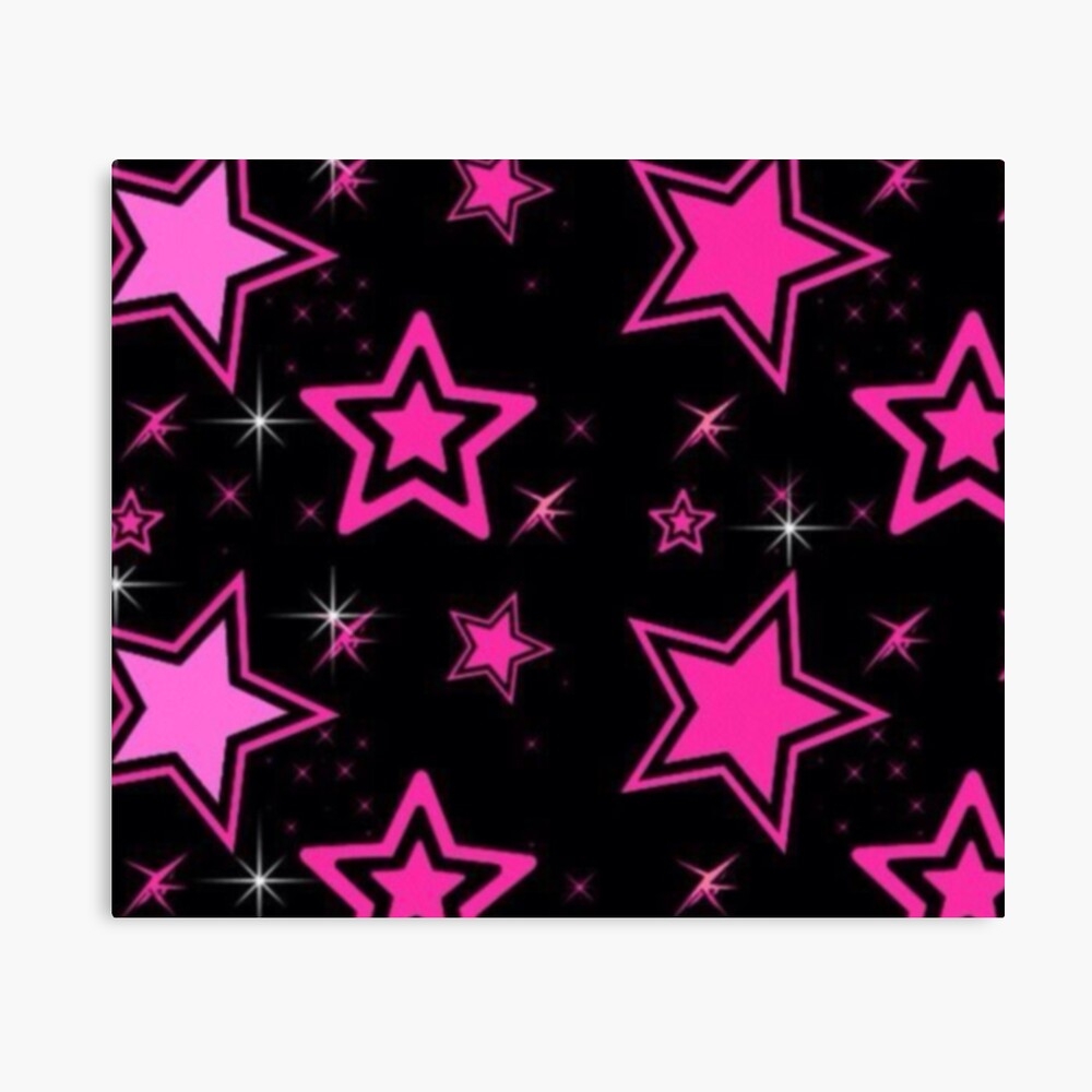 1000x1000 Y2k pink star Poster, Phone