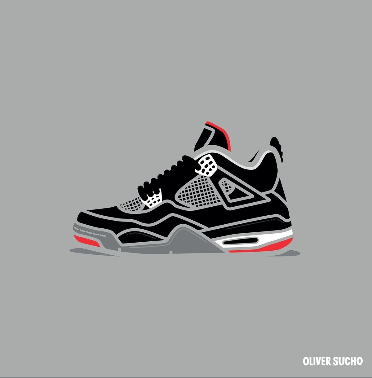 1200x1220 Air Jordan 4 Minimal Illustration Series. Sneaker art, Sneakers sketch, Air jordans, Phone