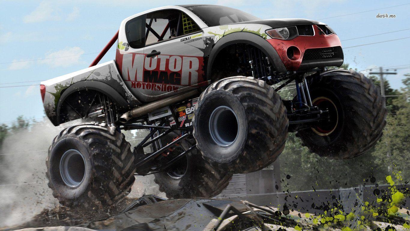 1370x770 Monster Truck Wallpaper and Background Imagex768, Desktop