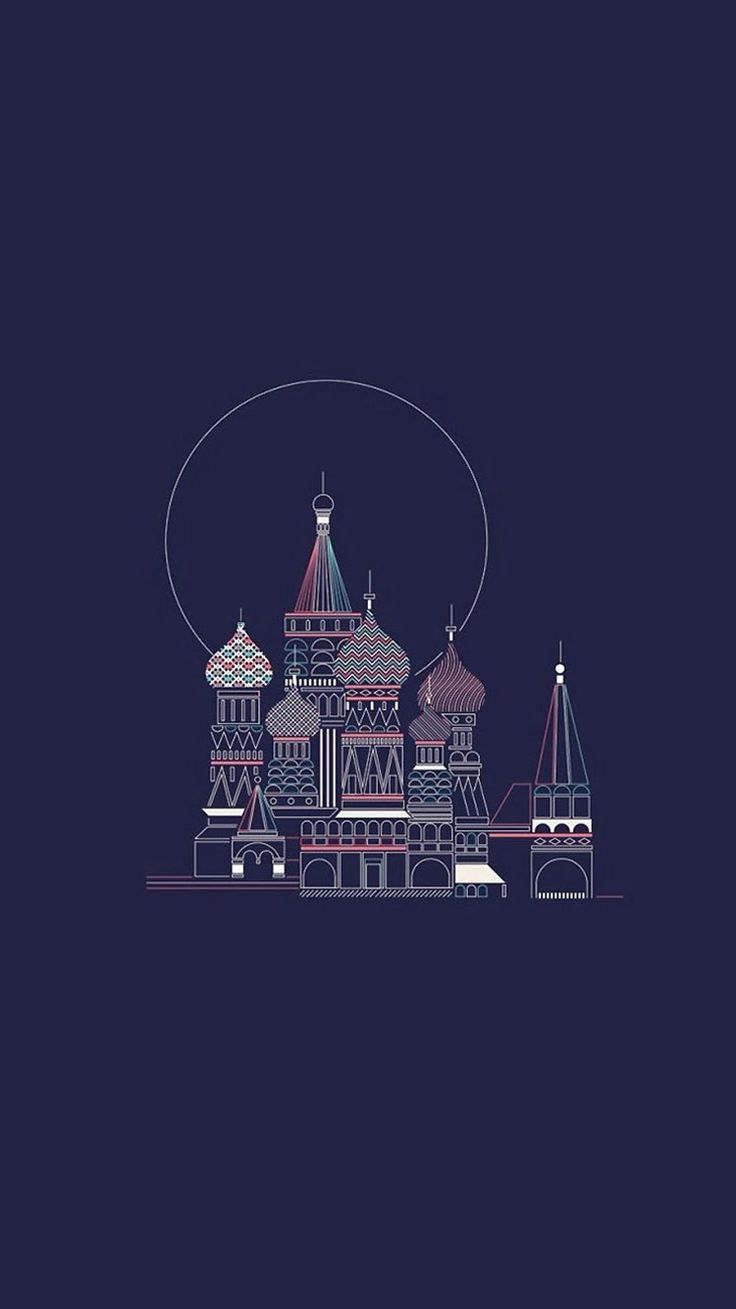 740x1310 Minimal Wallpaper of Moscow, Paris, Phone