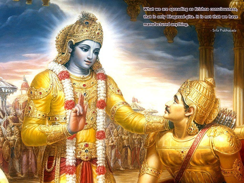 1030x770 Mahabharata. Krishna in mahabharata preaching gita to arjuna, Desktop