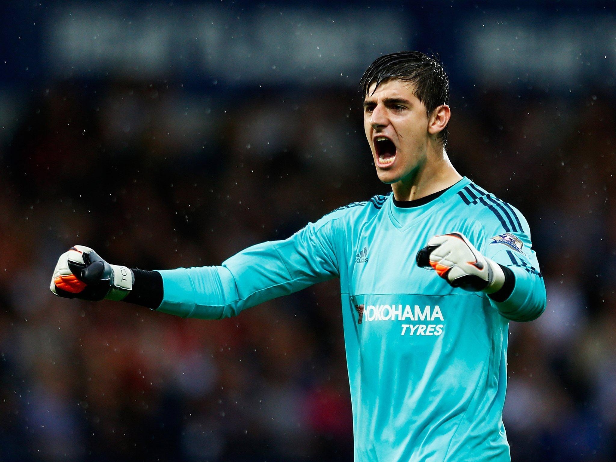 2050x1540 Download wallpaper Thibaut Courtois, goalkeeper, footballers, Desktop