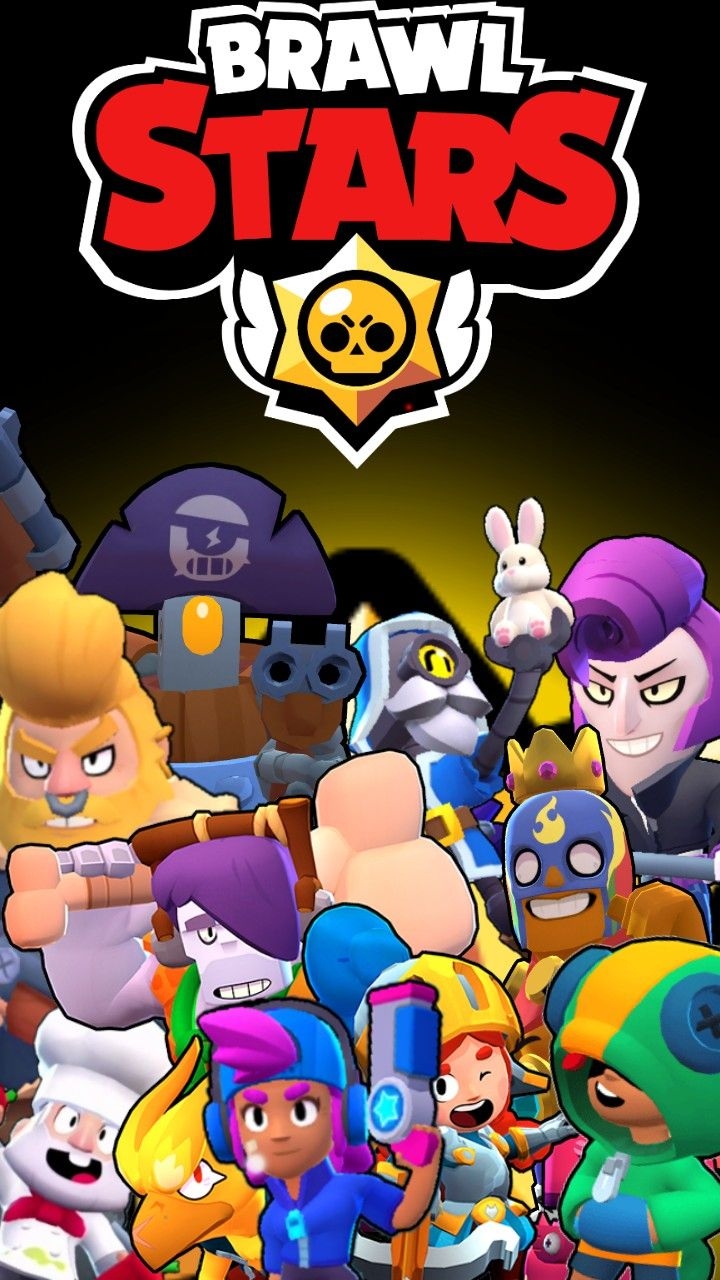 720x1280 Brawl Stars HD Wallpaper. Brawl, Star wallpaper, Digimon wallpaper, Phone