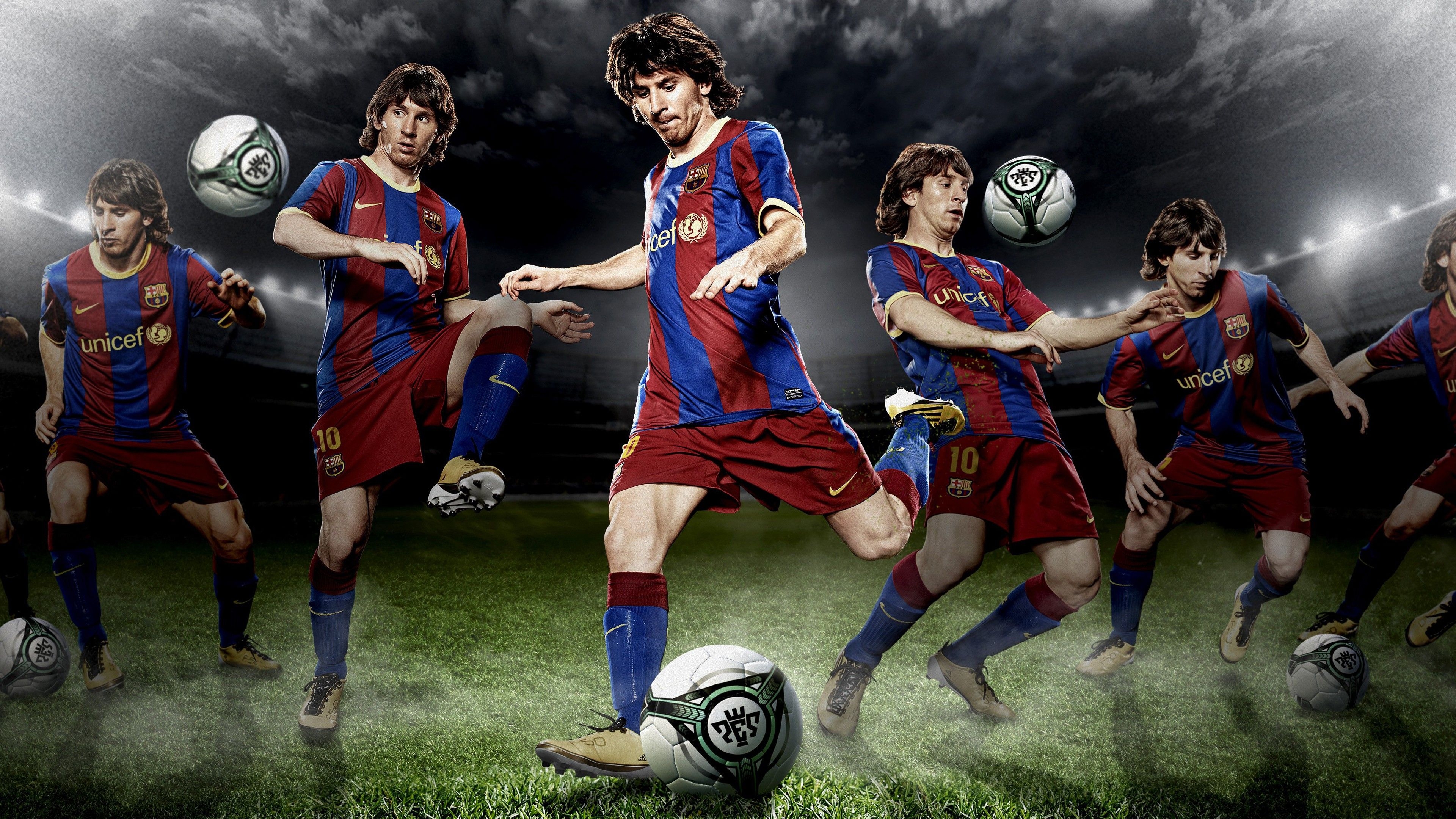 3840x2160 Soccer player Lionel Messi 4K Wallpaper, Desktop