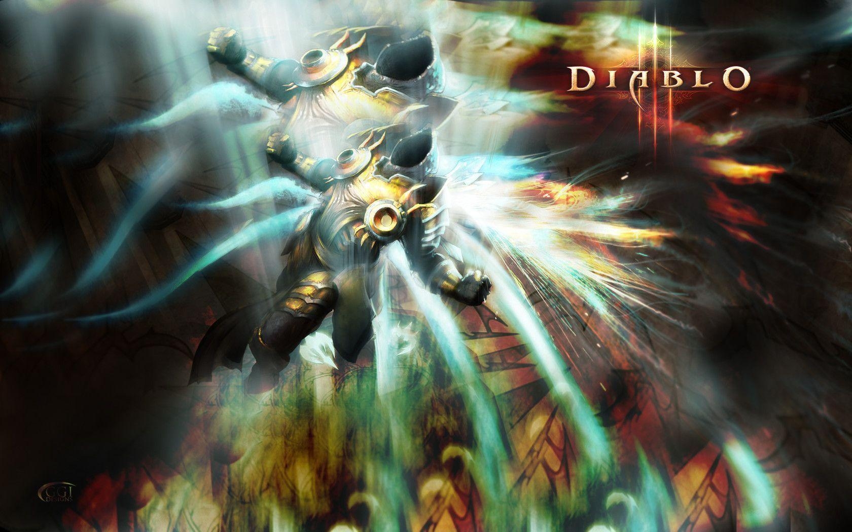 1680x1050 DiabloIII tyrael wallpaper, Desktop