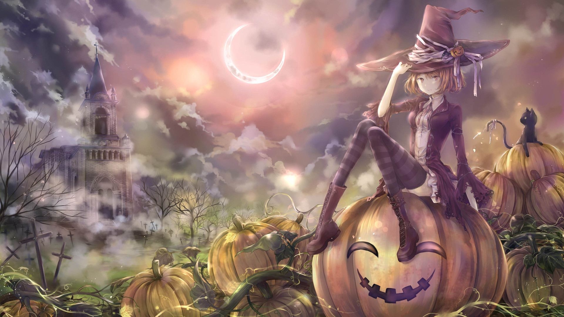 1920x1080 Anime Halloween HD Wallpaperx1080, Desktop