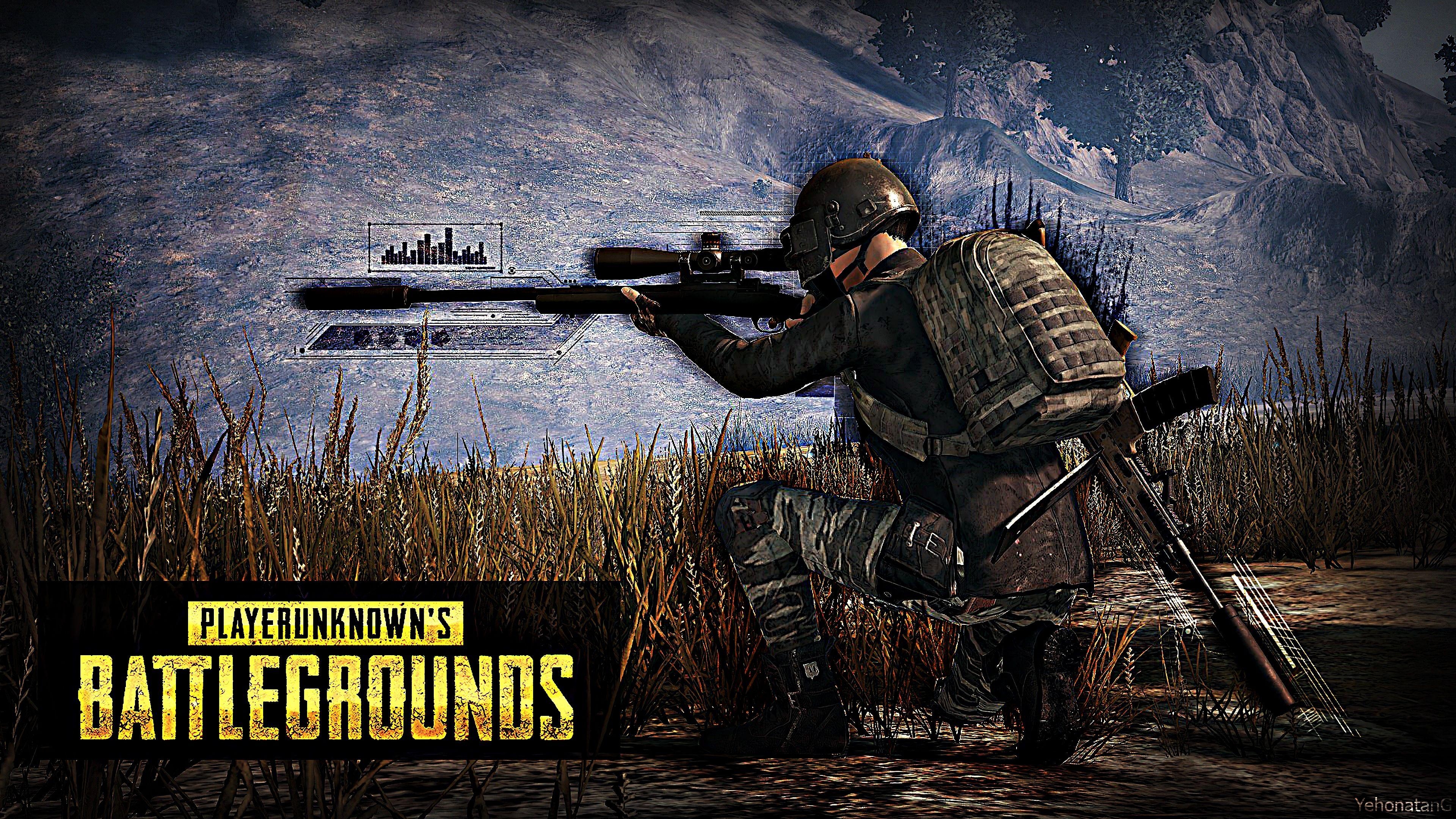 3840x2160 PUBG PlayerUnknown's Battlegrounds Sniper 4K Wallpaper PlayerUnknown's Battlegrounk wallpaper 1920x Wallpaper for computer background, Gaming wallpaper, Desktop