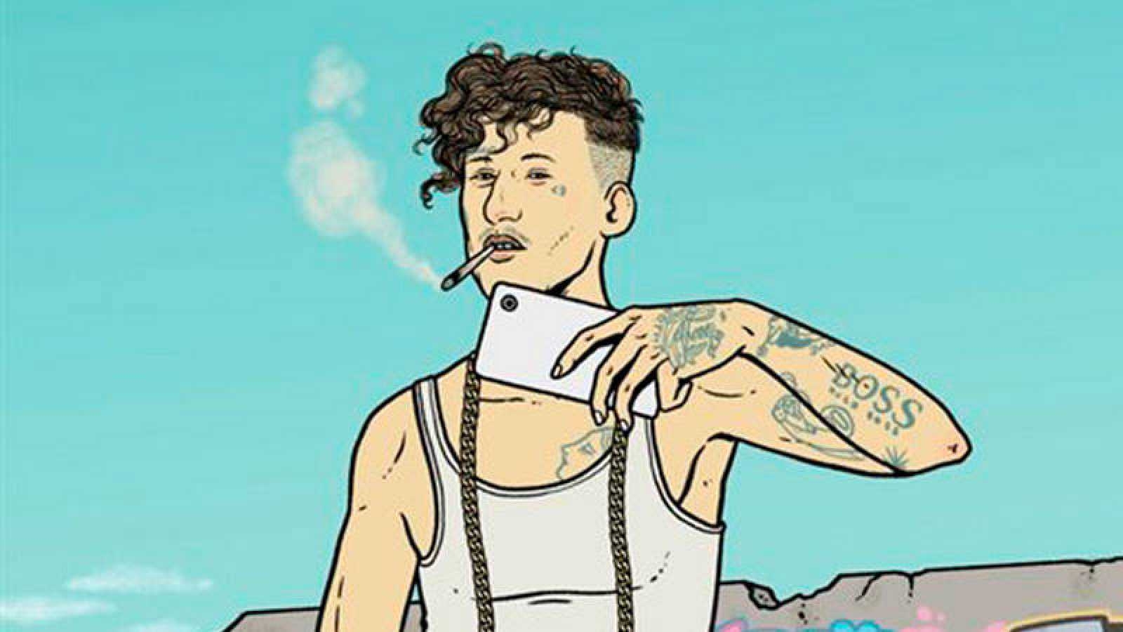 1600x900 Yung Beef exige la retirada inmediata de un libro sobre el trap por el uso de una caricatura suya en la portada, Desktop