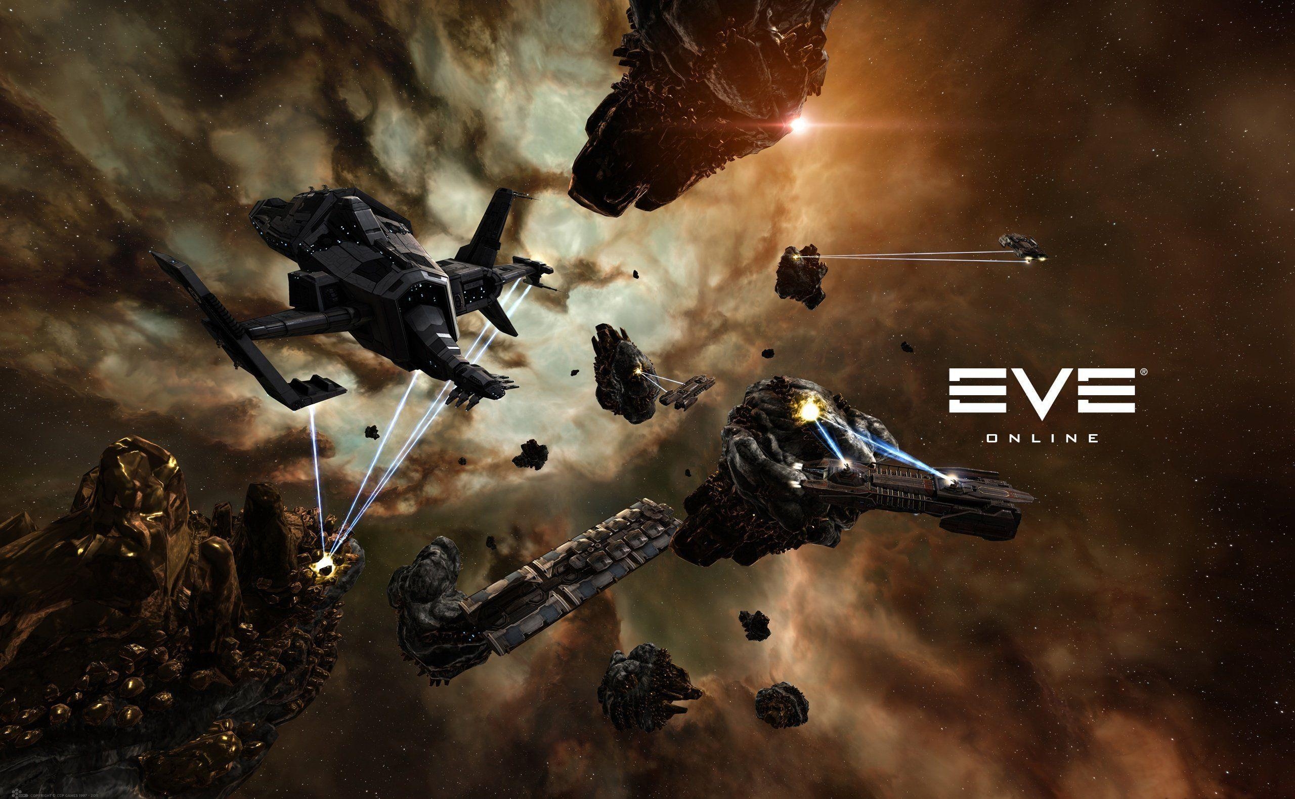 2560x1580 EVE Online Space War Wallpaper, Desktop