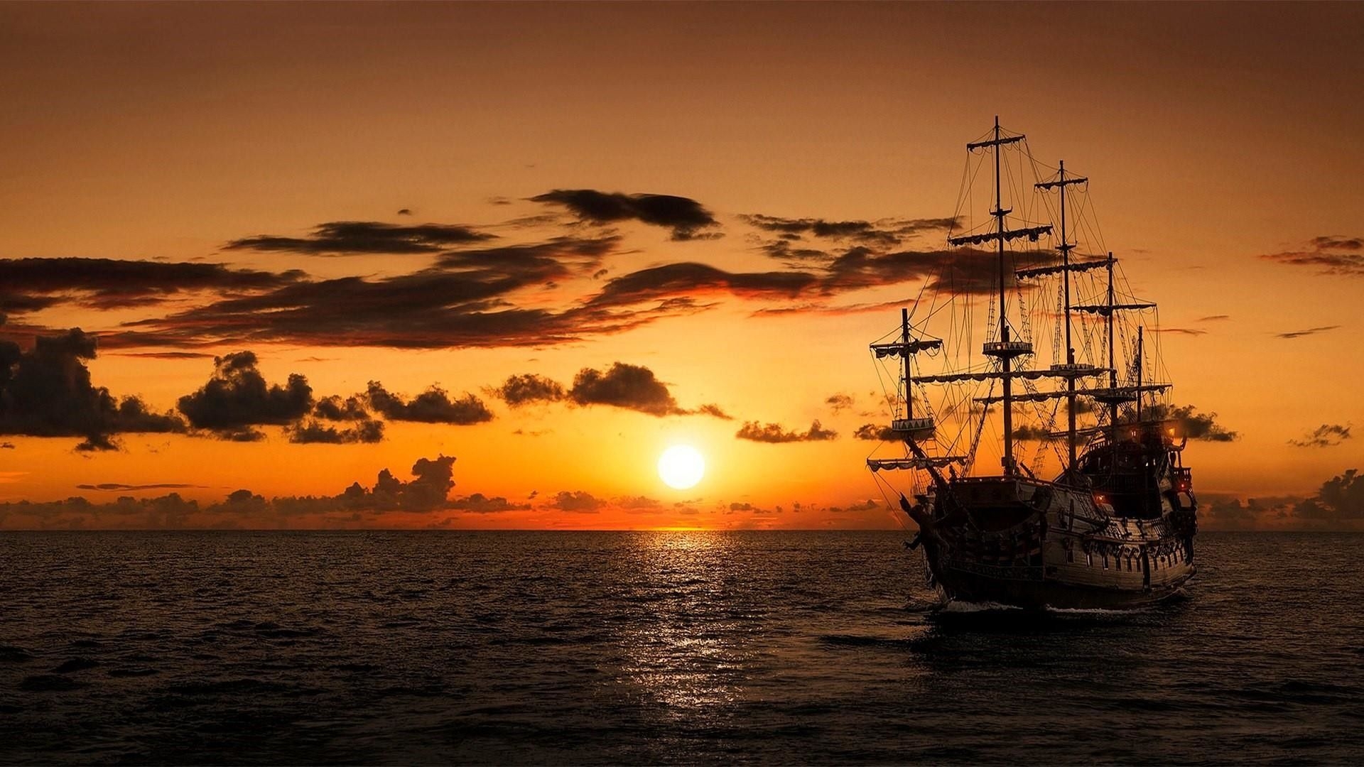 1920x1080 Pirate Ship Wallpaper, Desktop