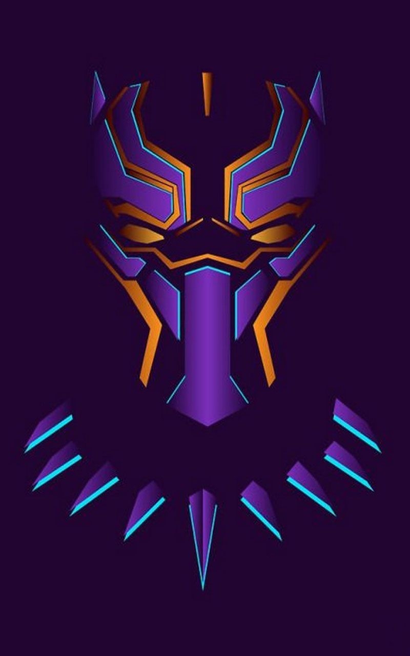 800x1280 3D Black Panther Wallpaper. Black panther marvel, Black panther art, Panther art, Phone