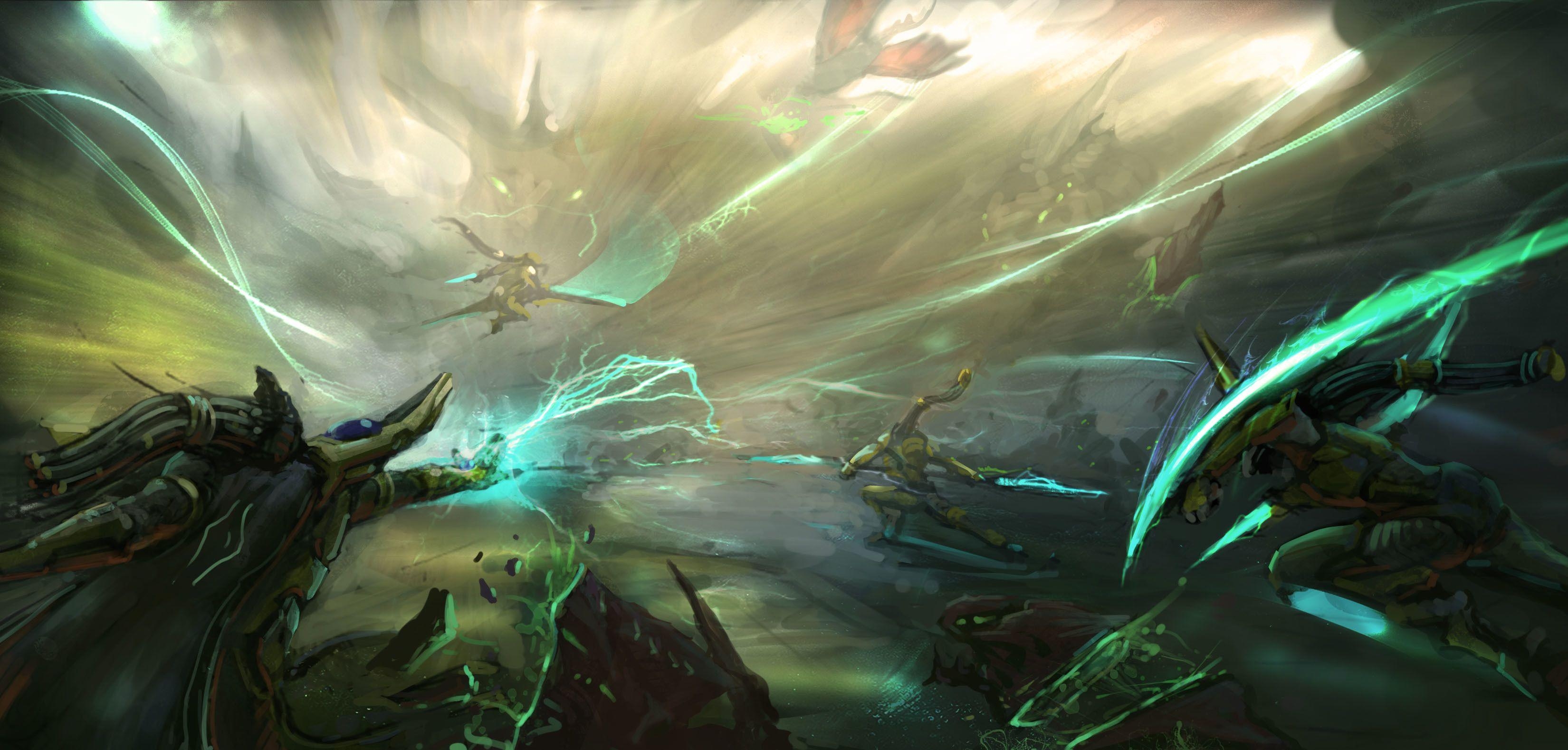 3300x1580 StarCraft II: Legacy of the Void Full HD Wallpaper and Background, Dual Screen