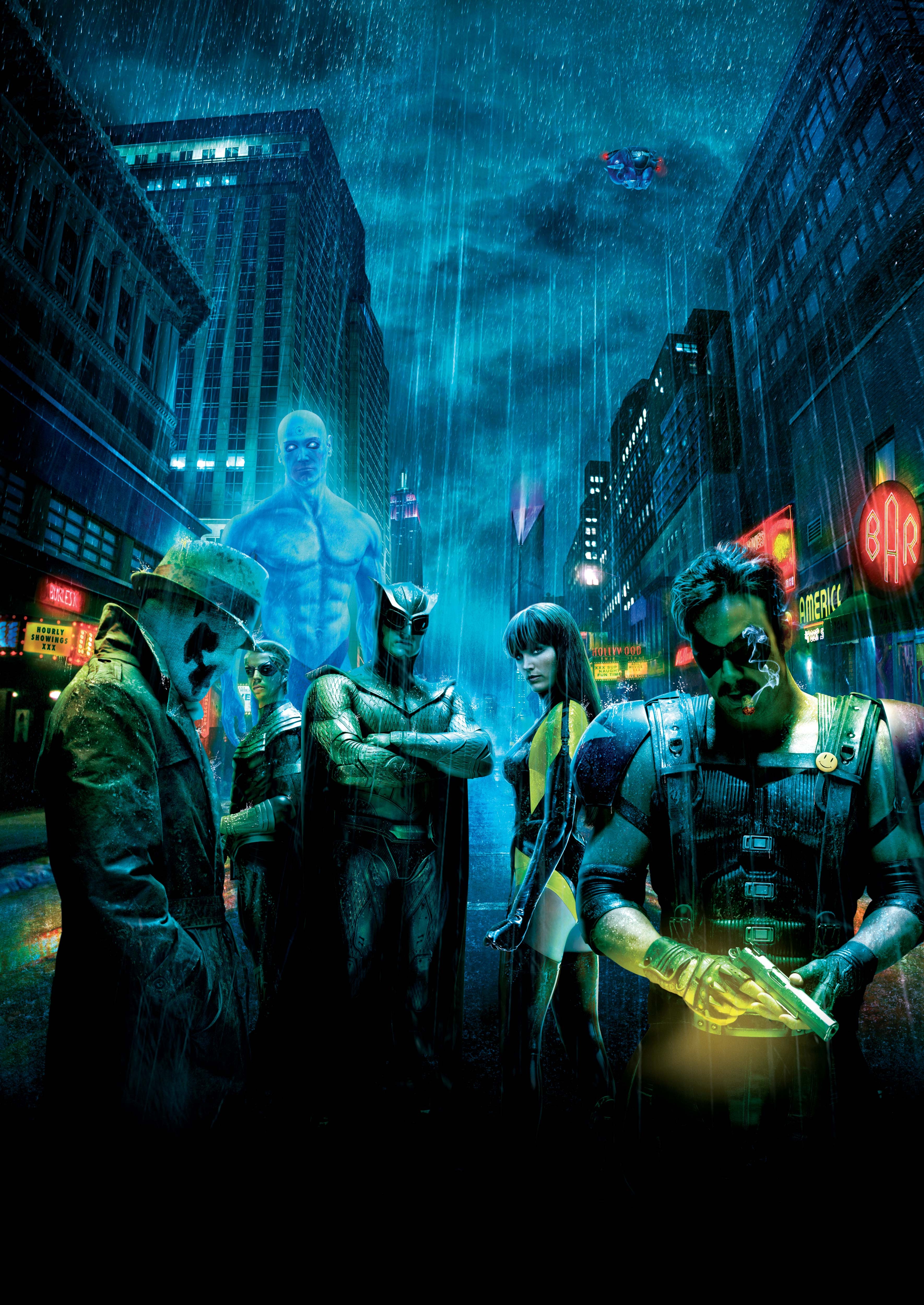 3540x5000 Watchmen, Rorschach, Silk Spectre, The Comedian, Nite Owl, Phone