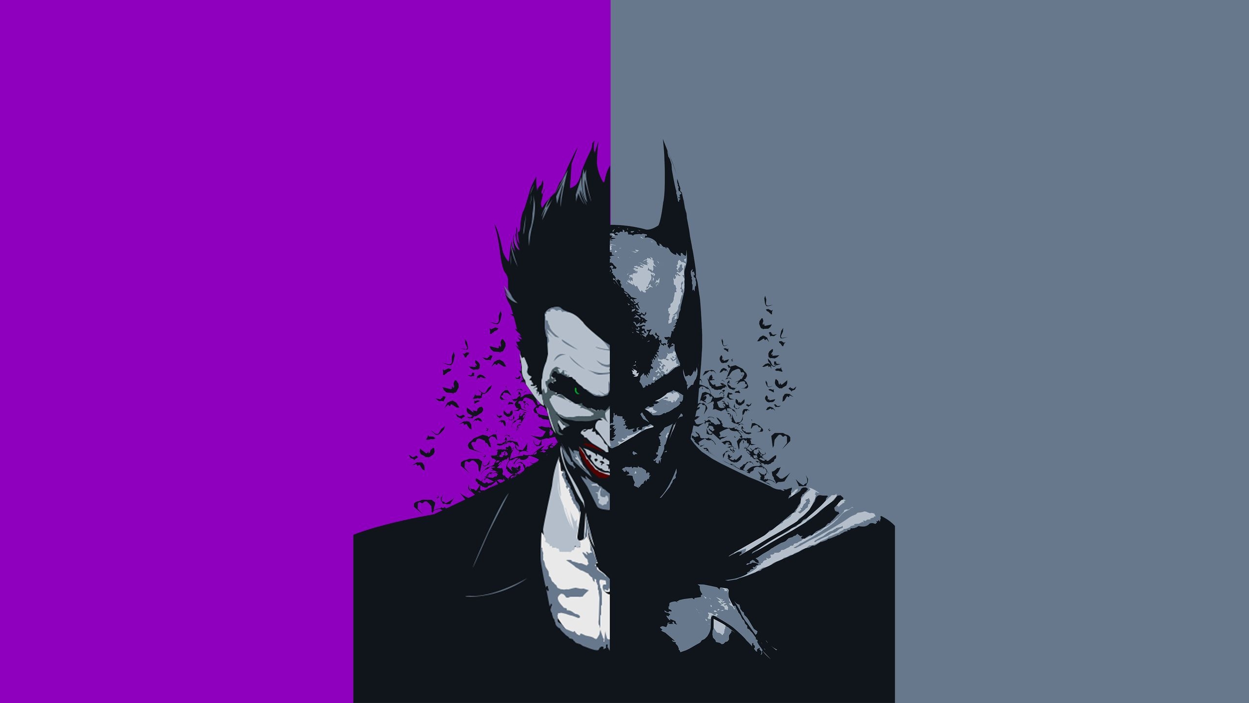 2560x1440 Batman Joker New Art 1440P Resolution HD 4k Wallpaper, Image, Background, Photo and Picture, Desktop