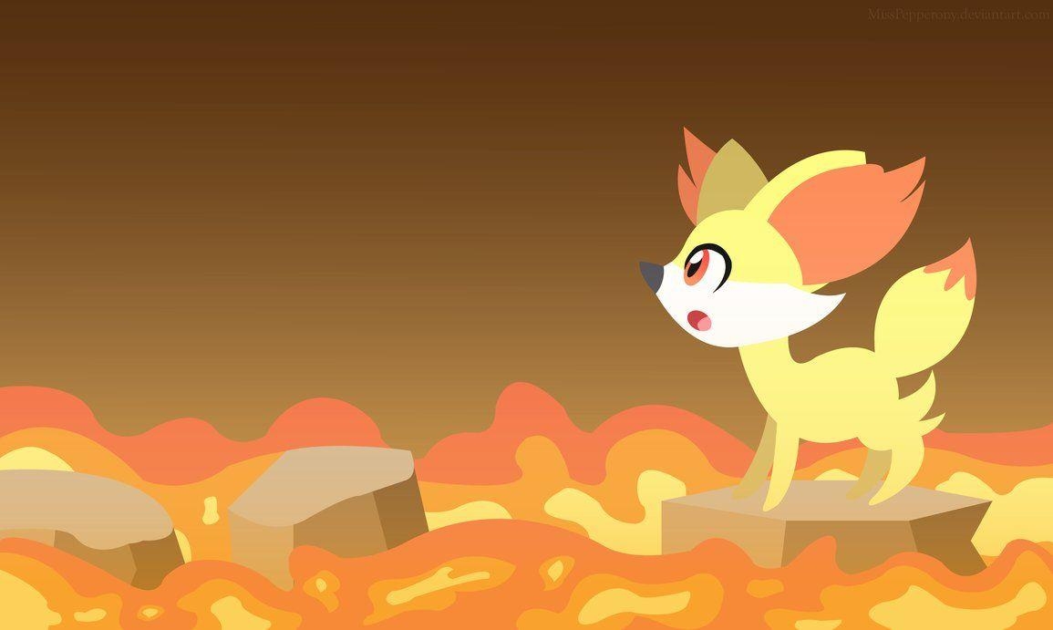 1160x700 Fennekin, Desktop