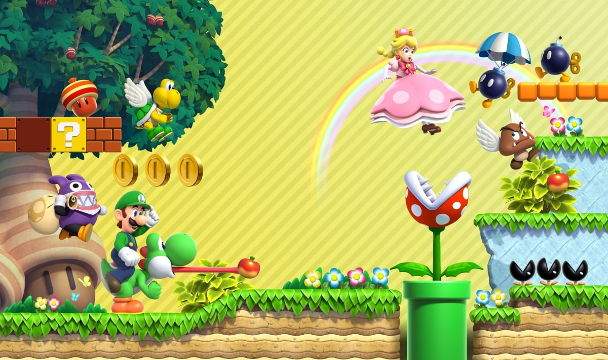 1200x720 Mushroom Kingdom Features As New Wallpaper From My Nintendo, Desktop