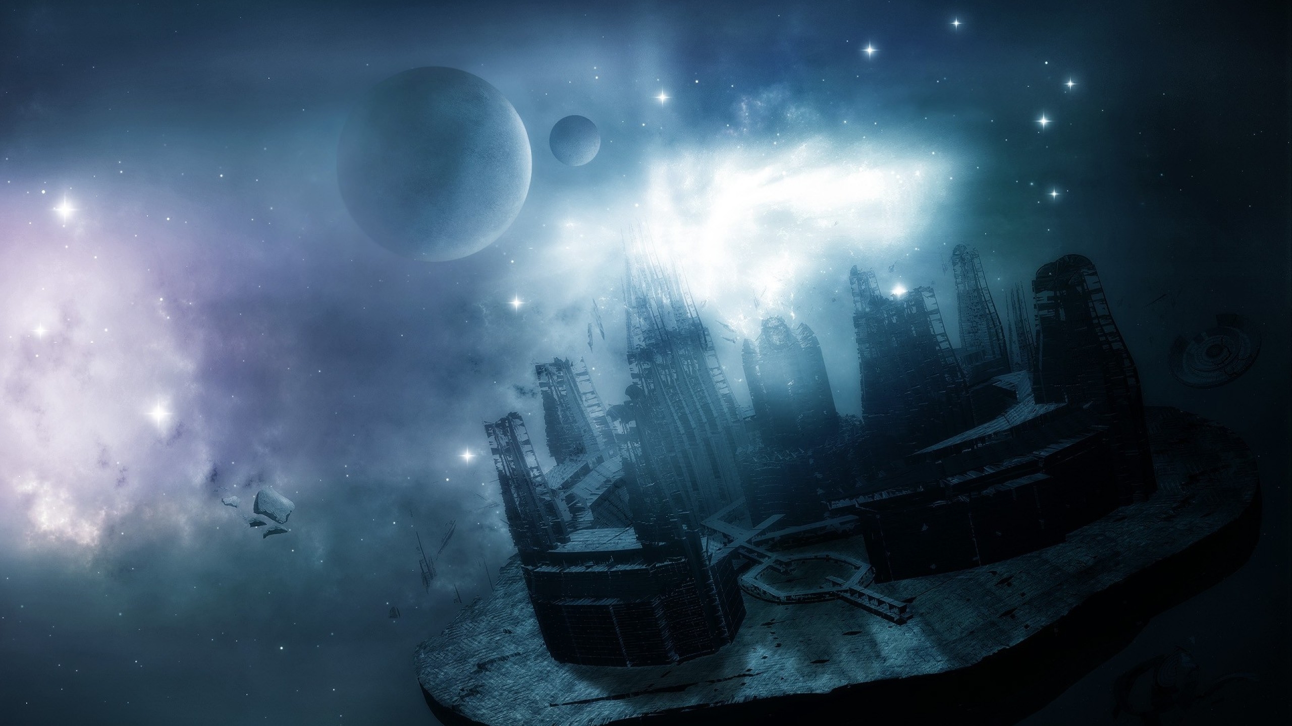 2560x1440 Fantasy Space, future desktop PC and Mac wallpaper, Desktop