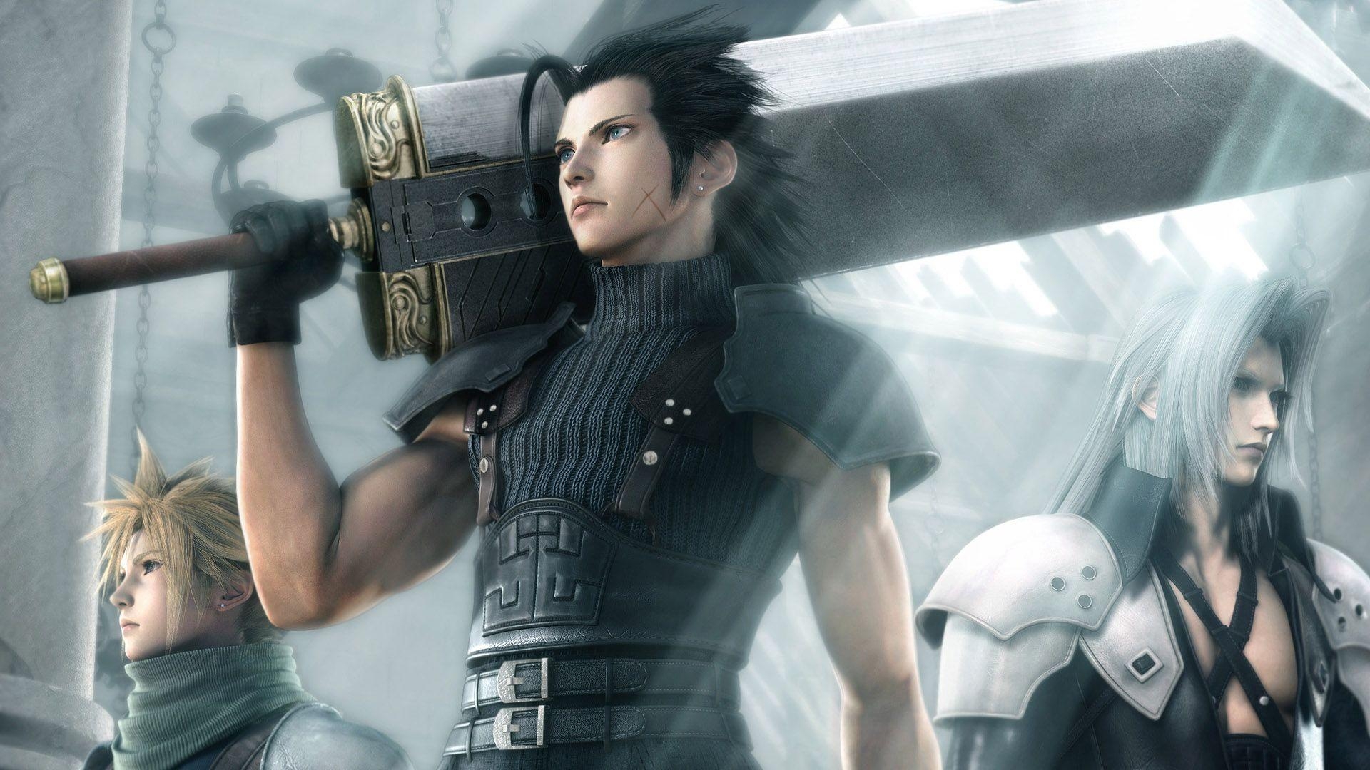 1920x1080 Sephiroth, Crisis Core, Cloud Strife, Zack Fair Wallpaper, Desktop