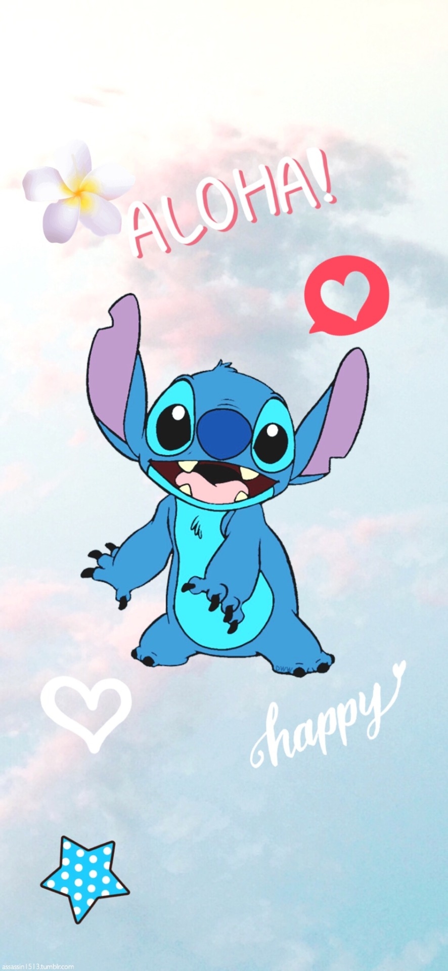 890x1920 stitch lockscreen, Phone