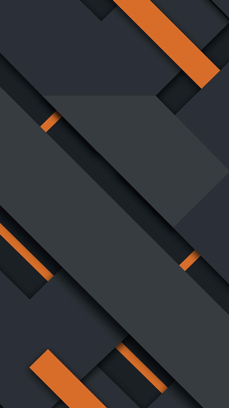 750x1340 Orange And Black iPhone 7 Wallpaper [], Phone