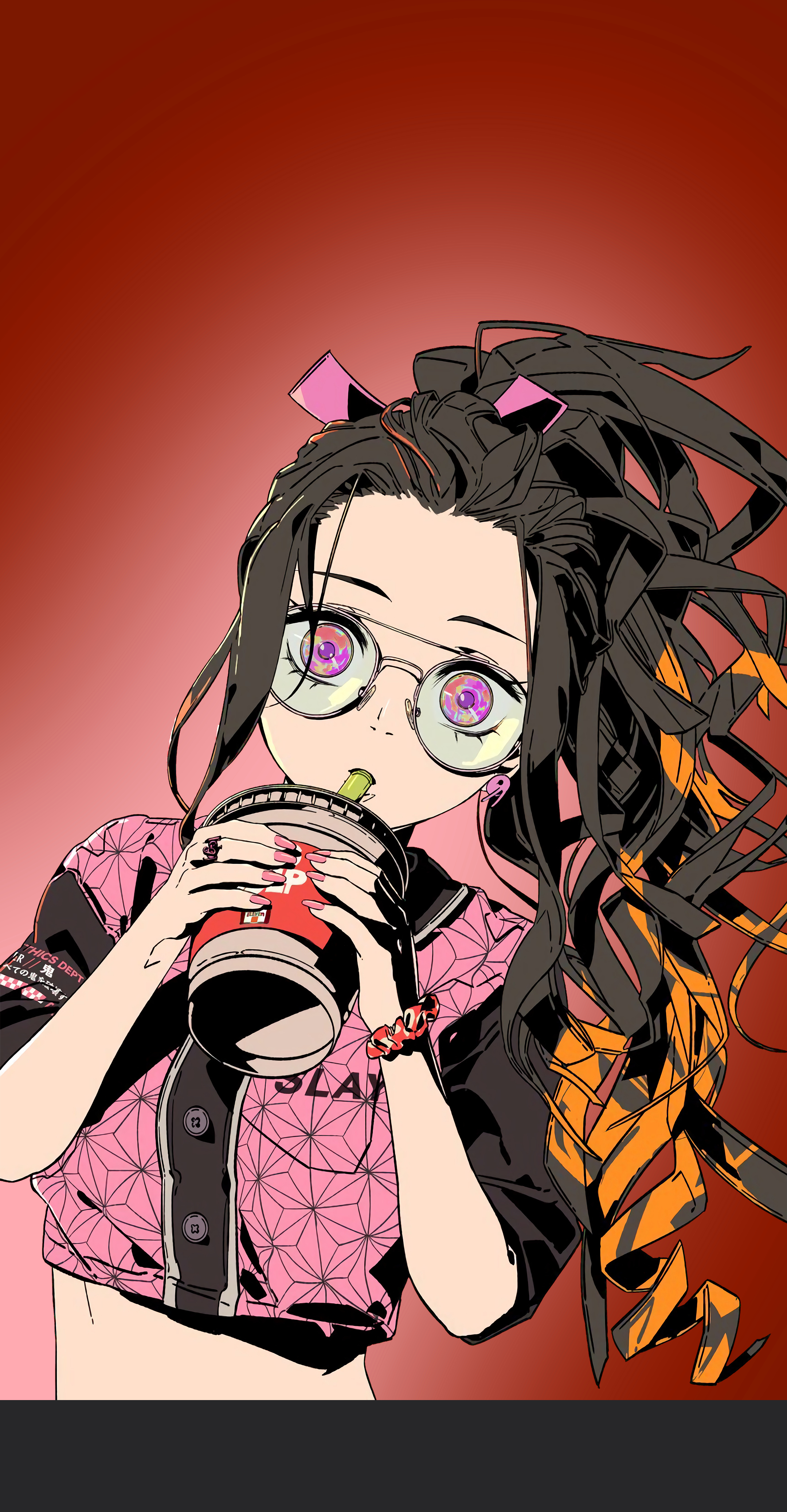 2160x4150 My photohopped versions of Nezuko wallpaper (different backrounds). Resolution (). Anime (Kimetsu no Yaiba)(Demon Slayer), Phone