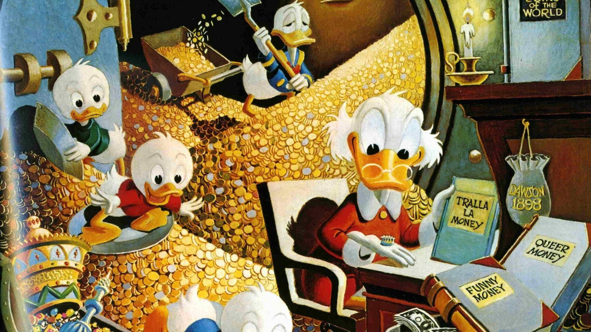 1920x1080 Download Scrooge Mcduck And Kids Treasure Wallpaper, Desktop