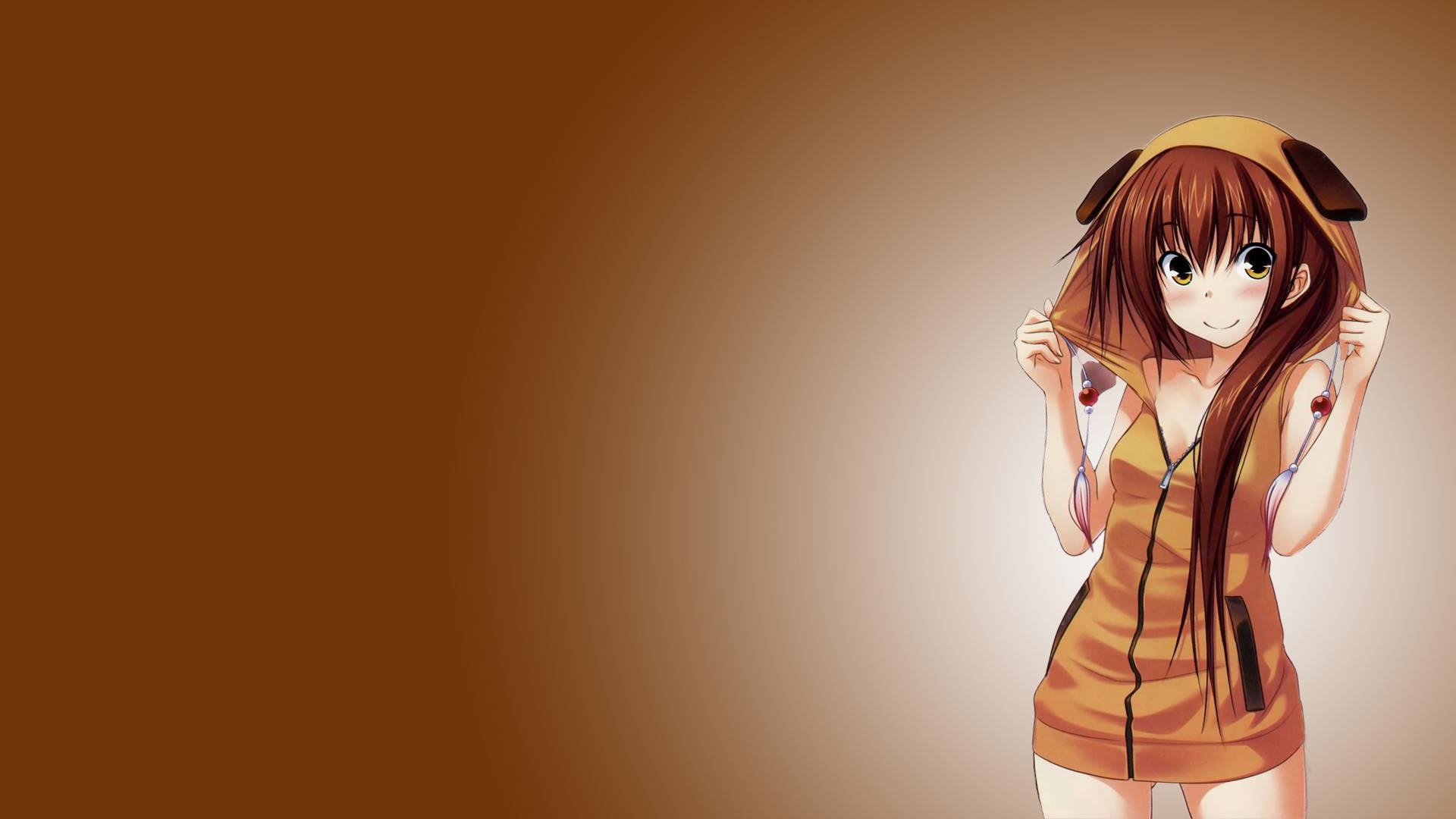 1920x1080 Anime Girl Wearing A Hoodie HD Wallpaperx1080, Desktop