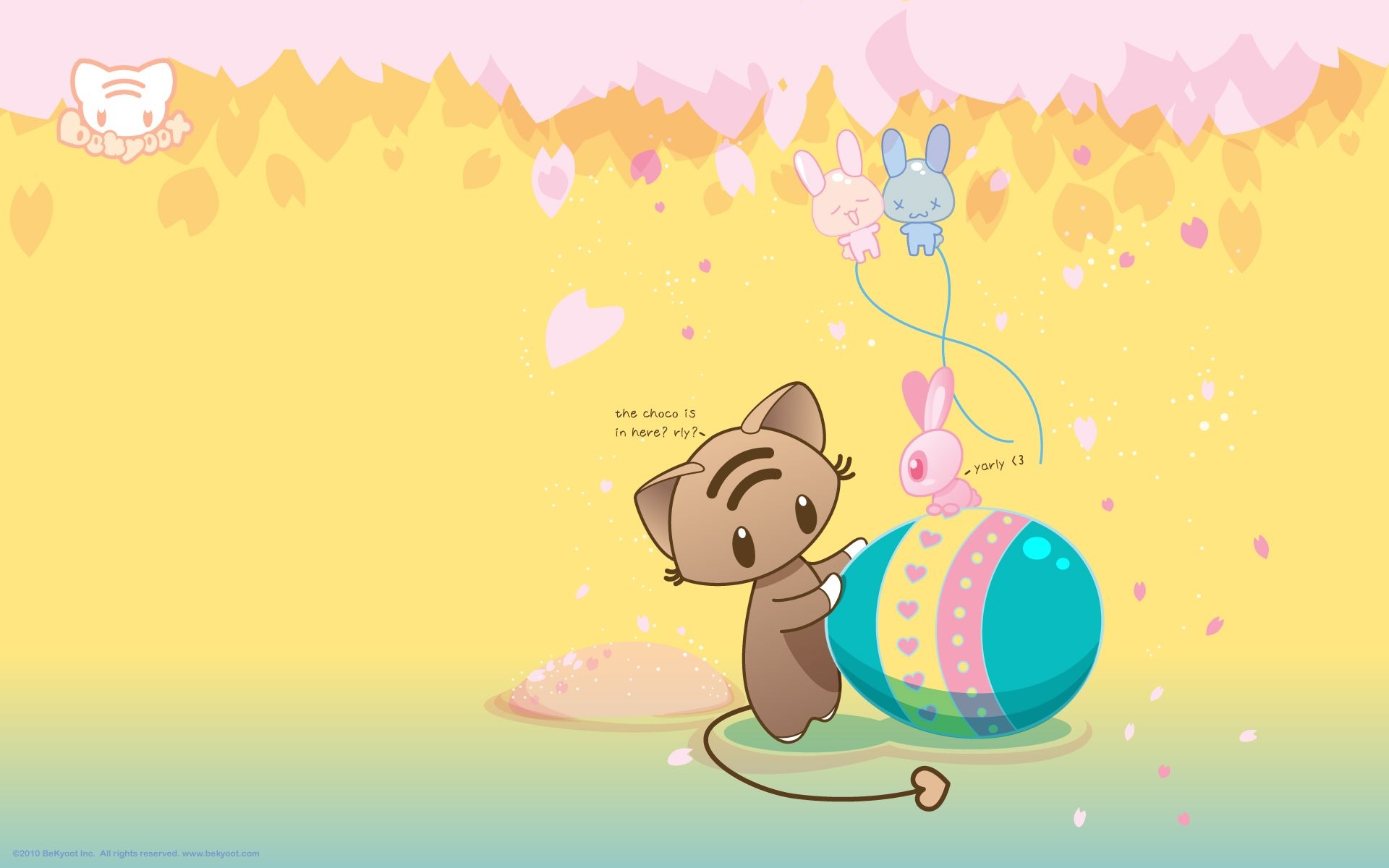 1920x1200 Free Kawaii Wallpaper For Easter, Desktop