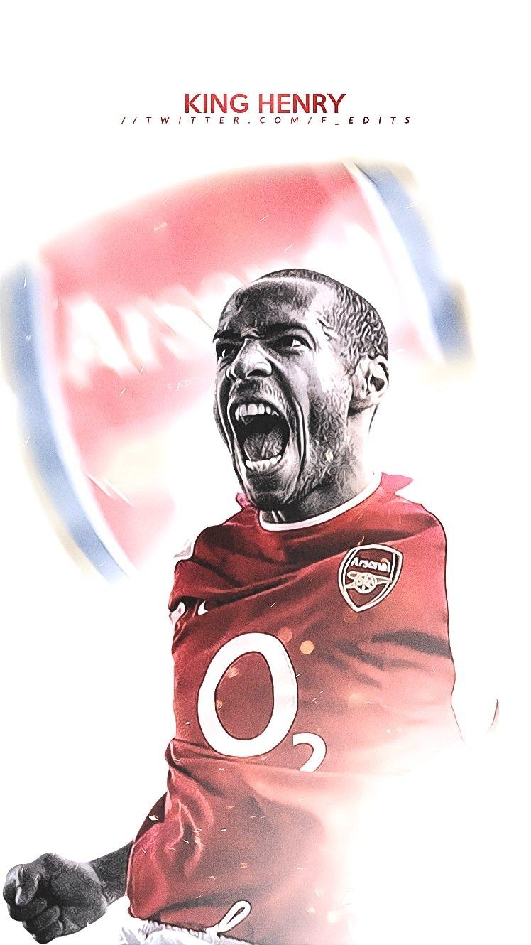 750x1330 Fredrik - #AFC. The king Thierry Henry mobile, Phone