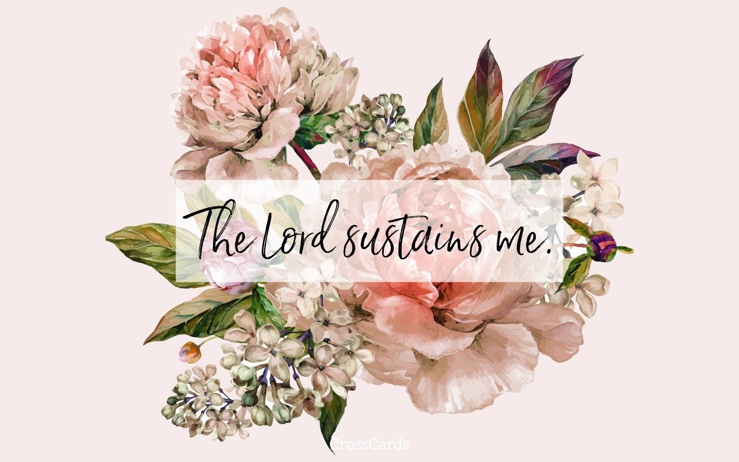 1440x900 Crosscards Wallpaper The Lord Sustains Me Dress Verse, Desktop