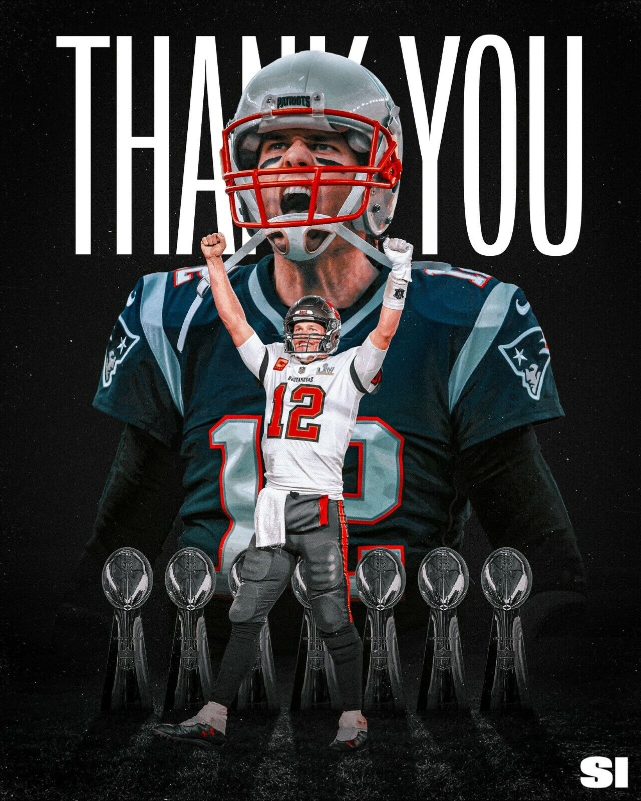 1280x1600 Tom Brady Tampa Bay Bucs and New England Patriots retirement photo, Phone