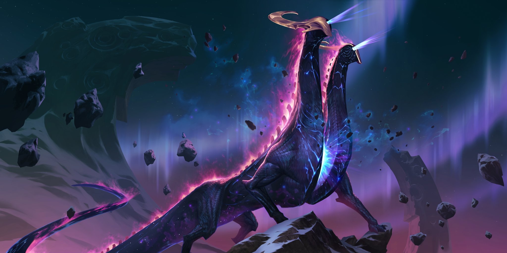 2050x1030 Legends Of Runeterra Neon Creature Aliens Cosmic Horror Wallpaper:, Desktop