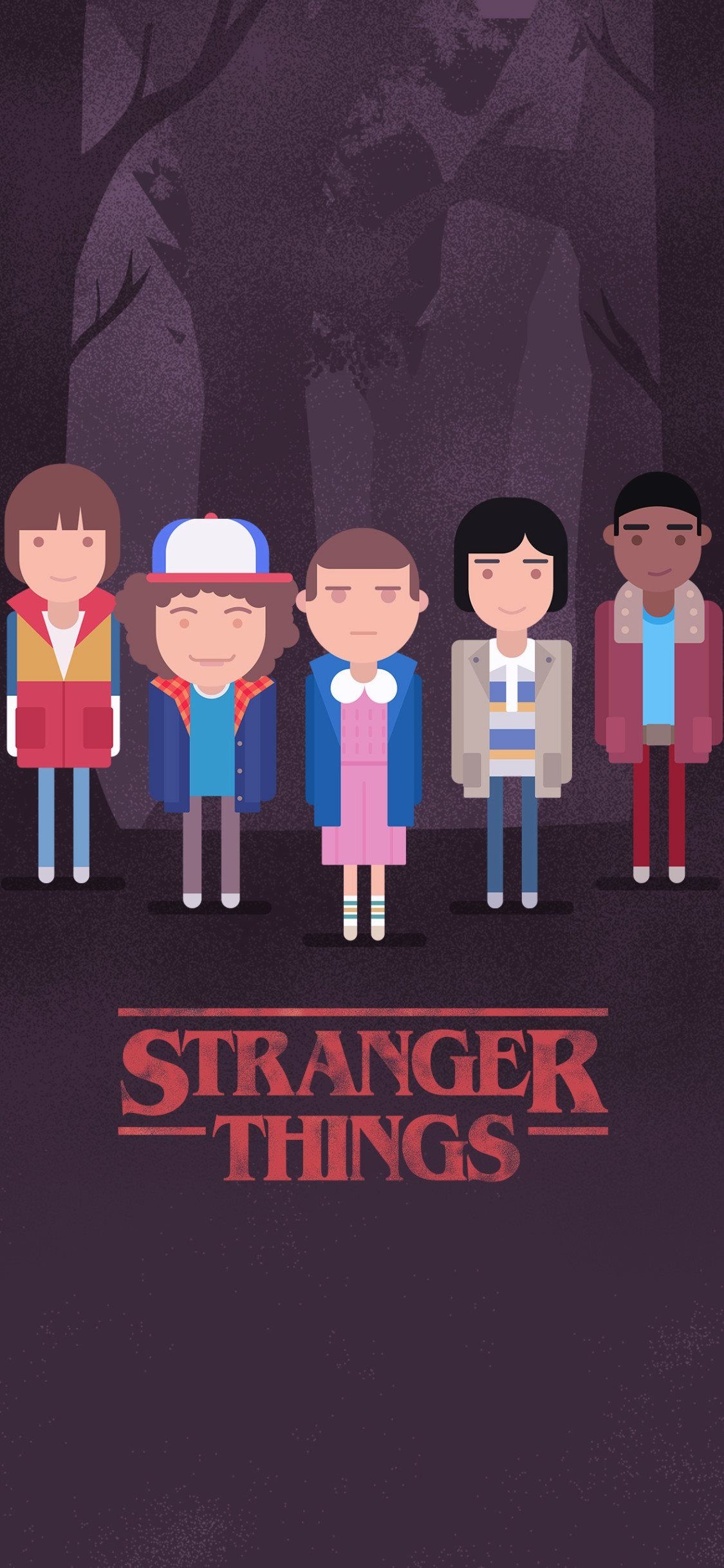 1130x2440 Best stranger things iPhone X Wallpaper HD, Phone