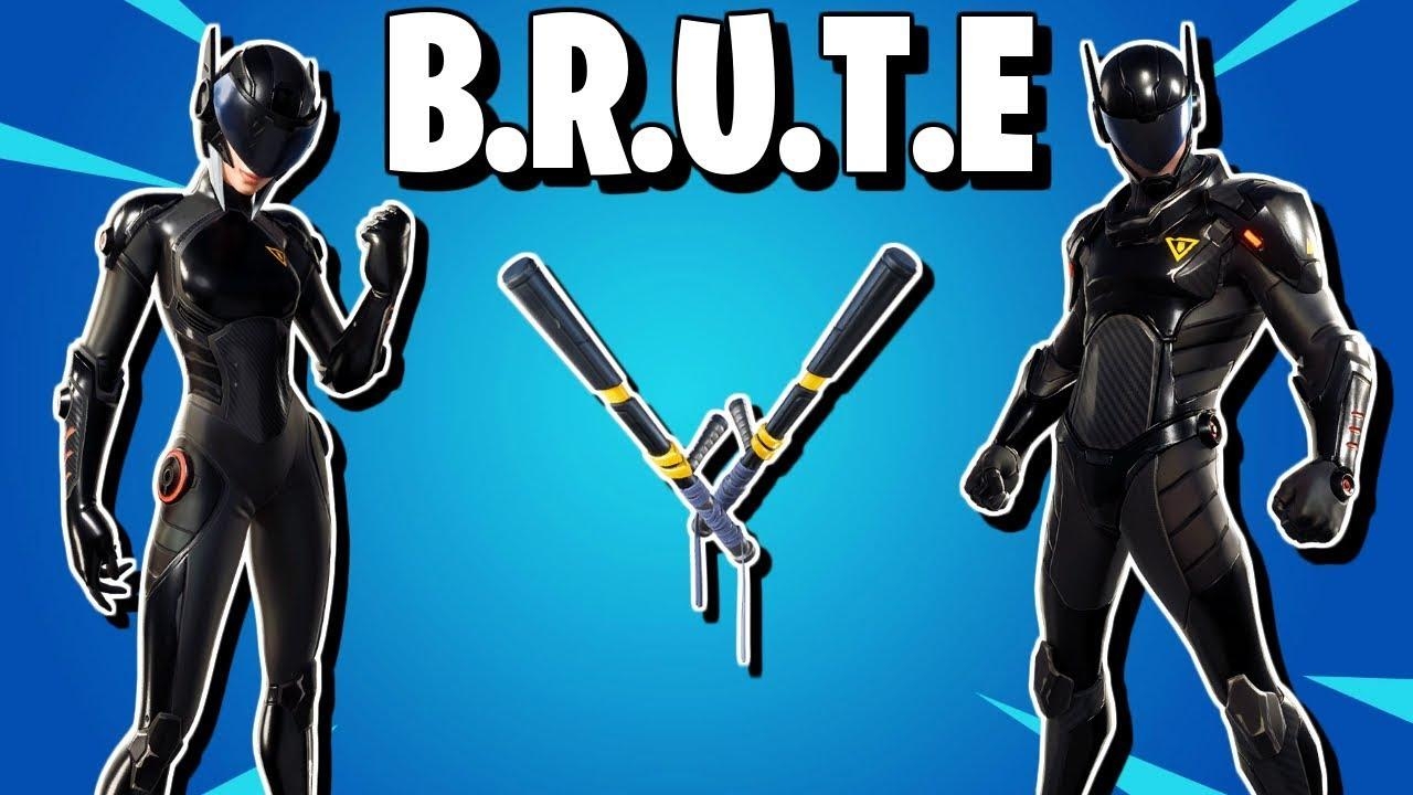 1280x720 B.R.U.T.E Gunner Fortnite wallpaper, Desktop