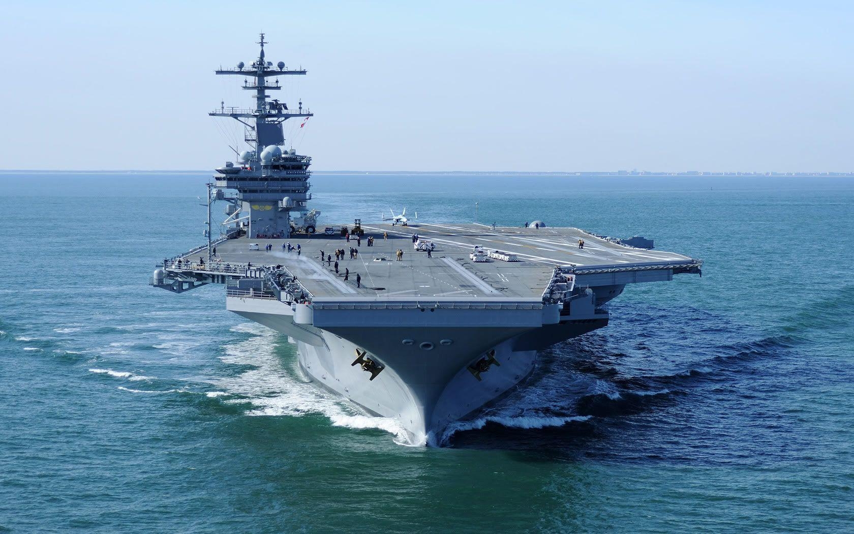 1680x1050 USS George HW Bush Computer Wallpaper, Desktop Background, Desktop