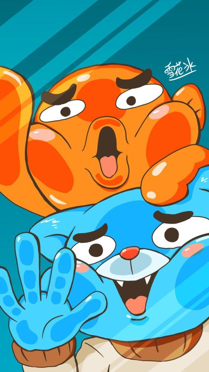 670x1200 Darwin From Gumball Wallpaper, Phone