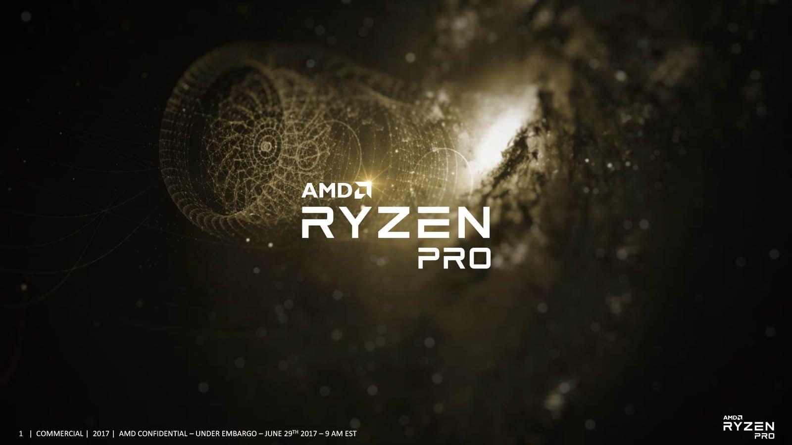 1600x900 AMD Launches Ryzen PRO CPUs For Corporate Desktops, Desktop