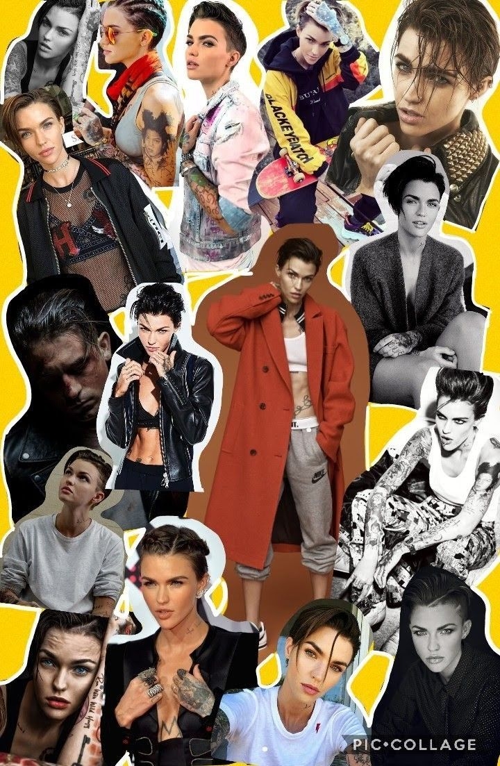 720x1110 Ruby Rose fondo #fondosdepantalla # collage #rubyrose #fondos, Phone